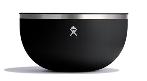 Hydro Flask Outdoor Insulated Serving Bowl Stainless Steel Food Container with Lid Camping Kitchen Essentials 3 Qt Black