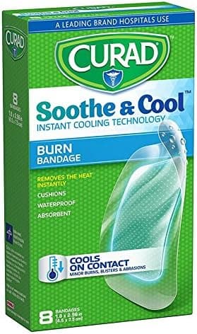 Soothe and Cool Clear Gel Bandages 8 Count Pack of 6