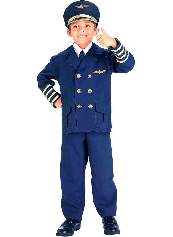 Rubie's Child's Forum Airline Pilot Costume, Medium for Themed Parties and Halloween