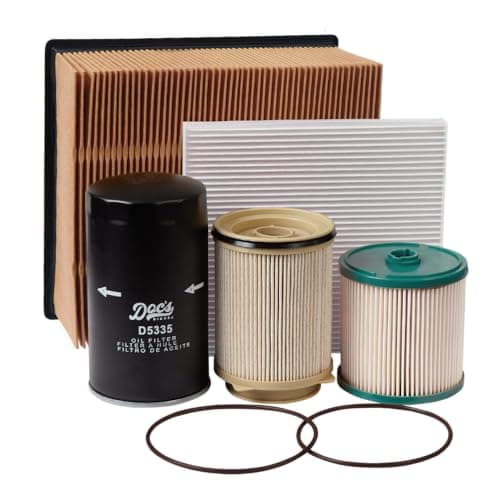 Doc's Diesel Filter Maintenance Kit DGF430+DGF401+DPA6314+D5335+D3705 | Compatible with RAM 6.7L Cummins 2500, 3500, 4500, 5500 2019-2024 | Replaces 68436631AA, 68157291AA, 05083285AA, 53034051AB