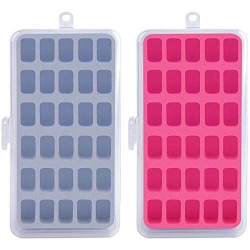 FULLCASE Bobbin Holder Storage Case Sewing Box Thread Organizer Holds 60pcs Bobbins for Brother Sewing Machine 2packBox Only