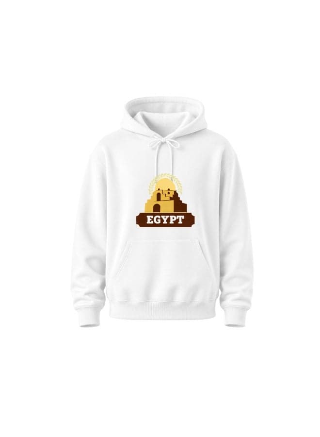 Egypt Skyline Hoodie - Soft Cotton Pullover - Egypt Hoodie for Men and Women - Long Sleeve with Drawstring and Pockets - Perfect for Travel