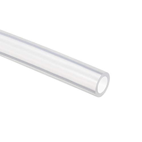 uxcell Silicone Tubing 9/32"(7mm) ID x 3/8"(10mm) OD 3.3ft(1m) Silicone Rubber Tube Air Hose Pipe for Pump Transfer Clear