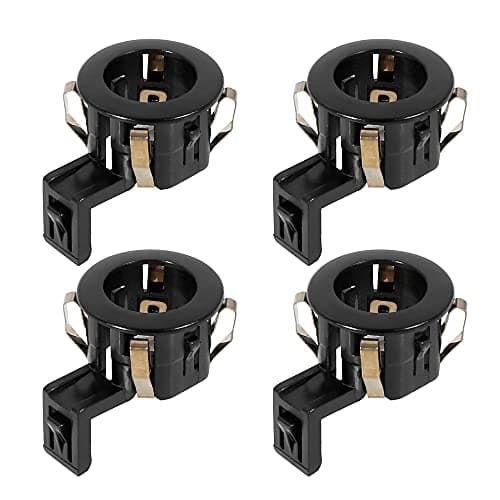 X AUTOHAUX 4pcs 89348-33060 Car Rear Bumper PDC Parking Sensor Retainer Holder for Toyota Sienna Sequoia for Lexus GX460 Black