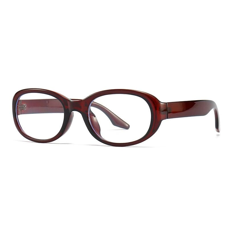 Retro Red Rimmed Glasses For Women With Myopia Can Be Matched With Prescription Glasses For Big Faces, Square And Round Faces, Oval Glasses Frames For Decoration