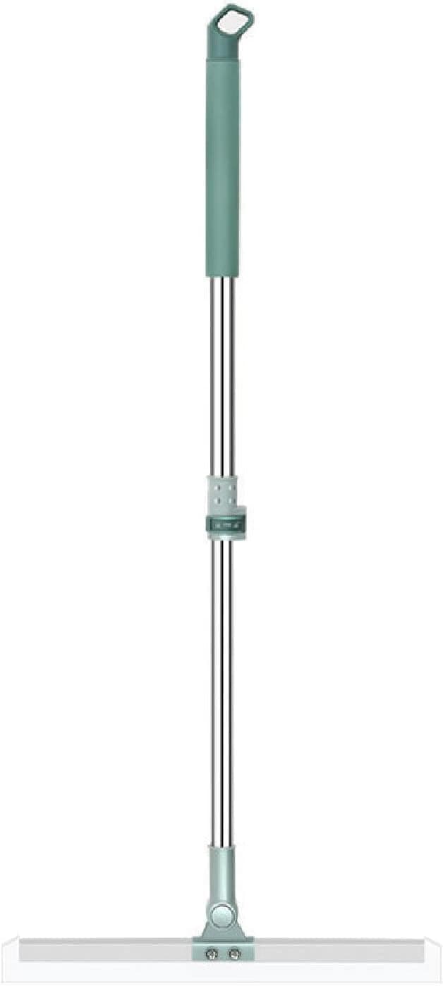 NORIDY 50 inch Multifunctional Magic Broom Floor Squeegee with Long Handle Adjustable and Silicone Strips, Floor Washer with 180 Degree Rotating Squeegee Broom for Cleaning (Wiper)