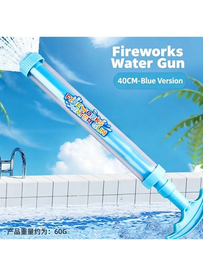Firework water gun, 1-pack romantic firework-shaped water gun toy prop, suitable for couples, summer outdoor pool water spray toy, party festival backyard beach water game.
