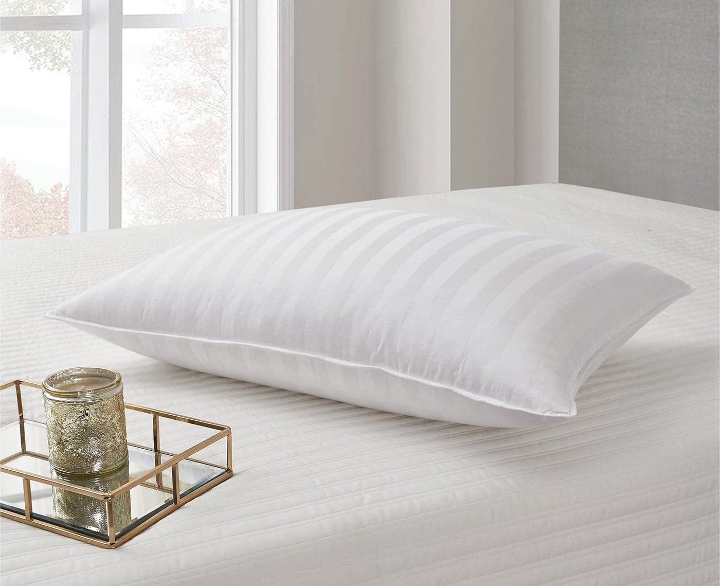Wakewell Hollow Fibre Soft Pillow (16 X 24 inch, White, Standard) - 1 Piece