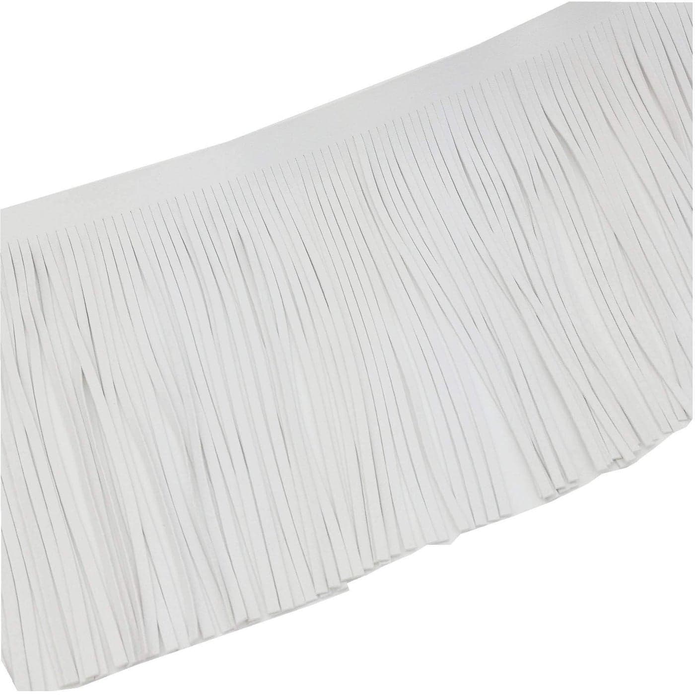PU Leather Fringe Trim Brazil Tassel Fringe DIY Dance Skirt Tassel Faux Leather Hand Grips Tassel Fringe Wrap Cover 2yards