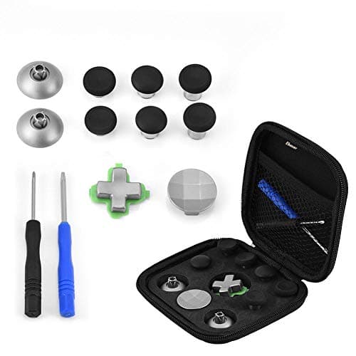 Controller Accessories Kit for One, 12 in 1 Replacement Parts, Lever Buttons