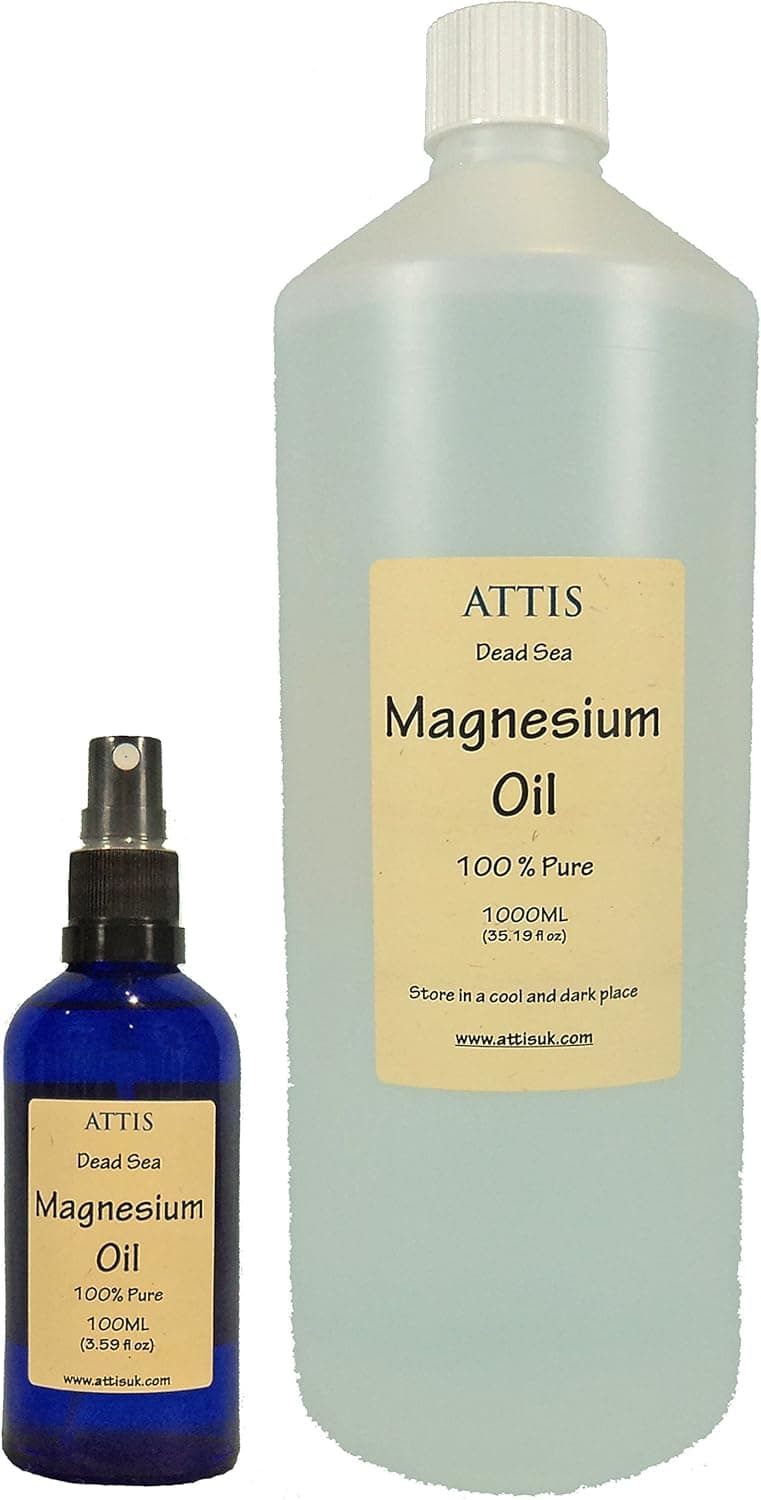 ATTIS Dead Sea Magnesium Oil 100ML Spray 1000ML refill