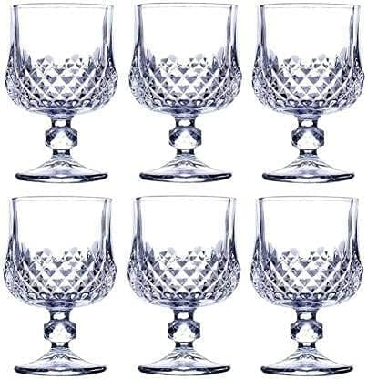 Air Son Wine Glass Brandy Glass Red Wine Glass for Everyday use 195 ml Crystal Glass Set of 6