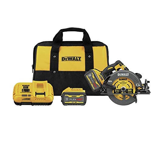 DEWALT FLEXVOLT 60V MAX* Circular Saw with Brake Kit, 7-1/4-Inch (DCS578X2)