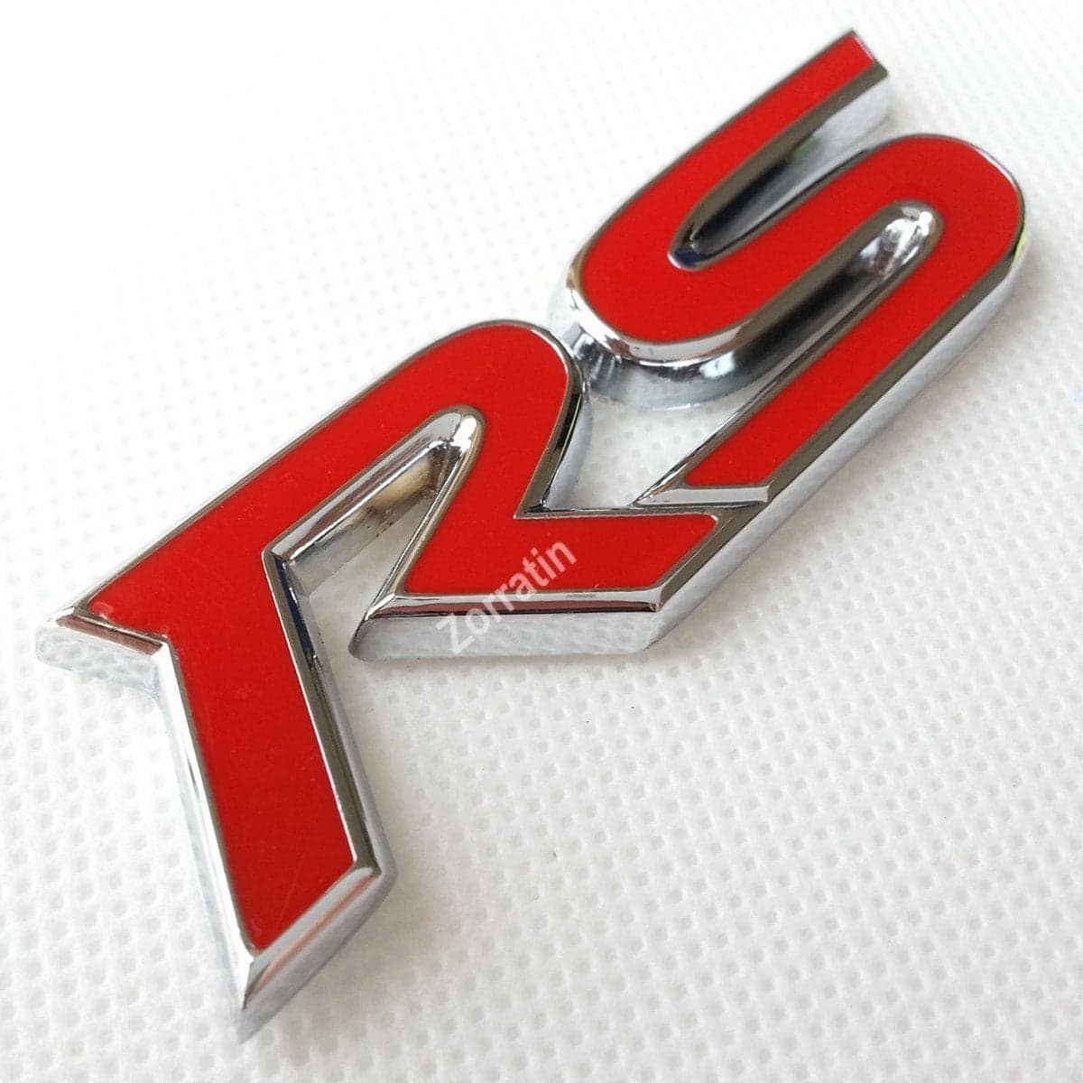 Metal RS Emeblem Decal preAdhesive 3D RS Badge for Chevrolet Camaro Malibu Spark Trax Equinox Silverado and Mustang RS