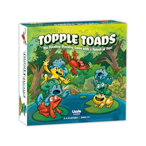 The Uzzle Topple Toads Fun Competitive Stacking Game Engaging Balance Board Game Endless Laughter Excitement 24 Players