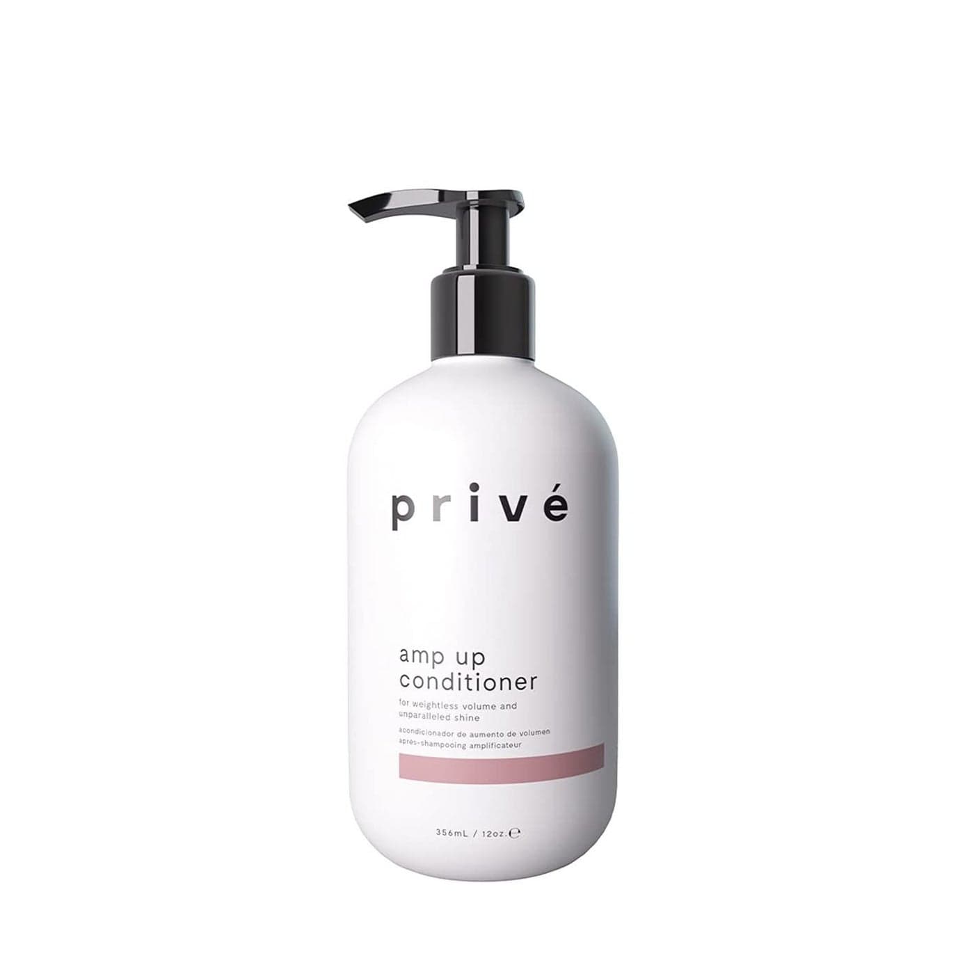 Priv Amp Up Volumizing Conditioner for Fine Hair Sulfate Free Hair Conditioner for Men Women Vegan ColorSafe Formula with Bamboo Green Tea Acai Provides Weightless Moisture 12 oz
