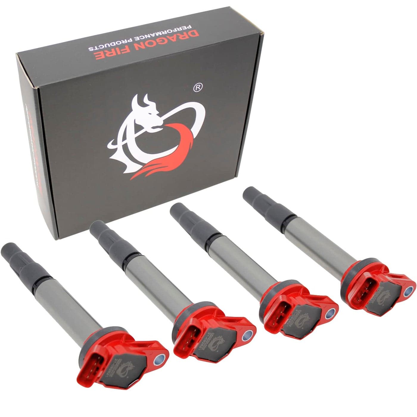 DRAGON FIRE PERFORMANCE 4pc Ignition Coil Power Pack Power Pack Kit Compatible With 0920 Toyota Scion Pontiac CT200h Corolla Matrix Prius Vibe iM xD 9091902252 6731310 Oem Fit C596DFx4