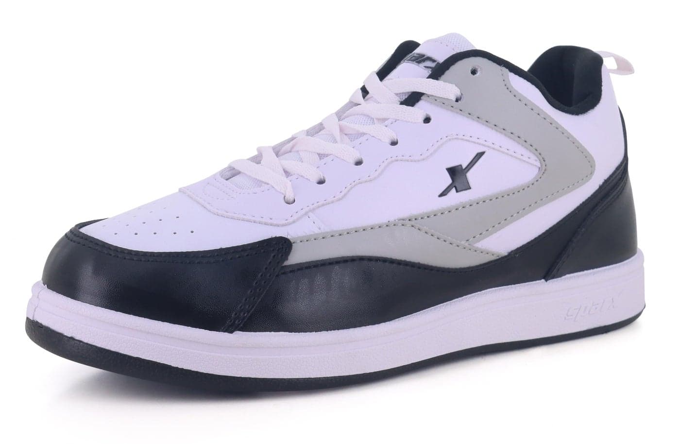 SPARX Men's Shoes, White Black,6UK,SD0849GWHBK0006