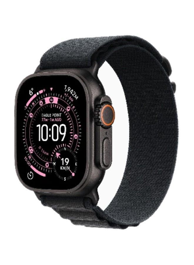 Watch Ultra 3 GPS + Cellular 49mm (International Version) Black Titanium Case With Black Alpine Loop - Large