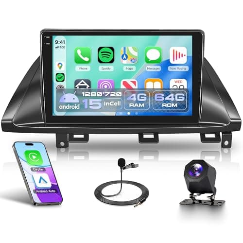 4G+64G Rimoody Car Stereo for Honda Odyssey 2005-2010, Android Car Radio Wireless CarPlay Android Auto, GPS WiFi 10.1 Inch INCELL Screen Bluetooth FM/RDS EQ Mirror Link + AHD Backup Camera