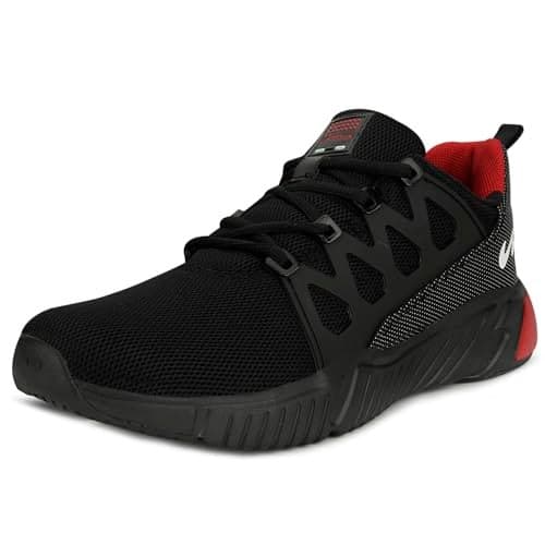 Campus Men's Barley BLK/RED Training/Gym Shoes - 6UK/India CG-351