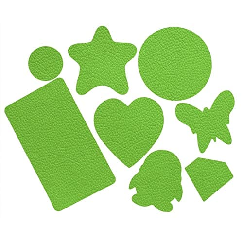 8 Pieces of SelfAdhesive Leather Repair Patches Tape Stickers for Sofas FurnitureCar SeatsWaterproof and wearResistant Green