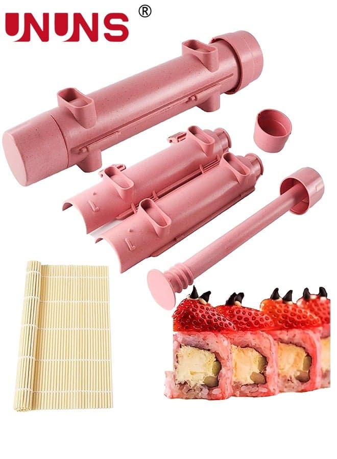 Sushi Making Kit,All In One Sushi Roll Making Set With Roller Shutters,Easy DIY Sushi Maker For Kitchen