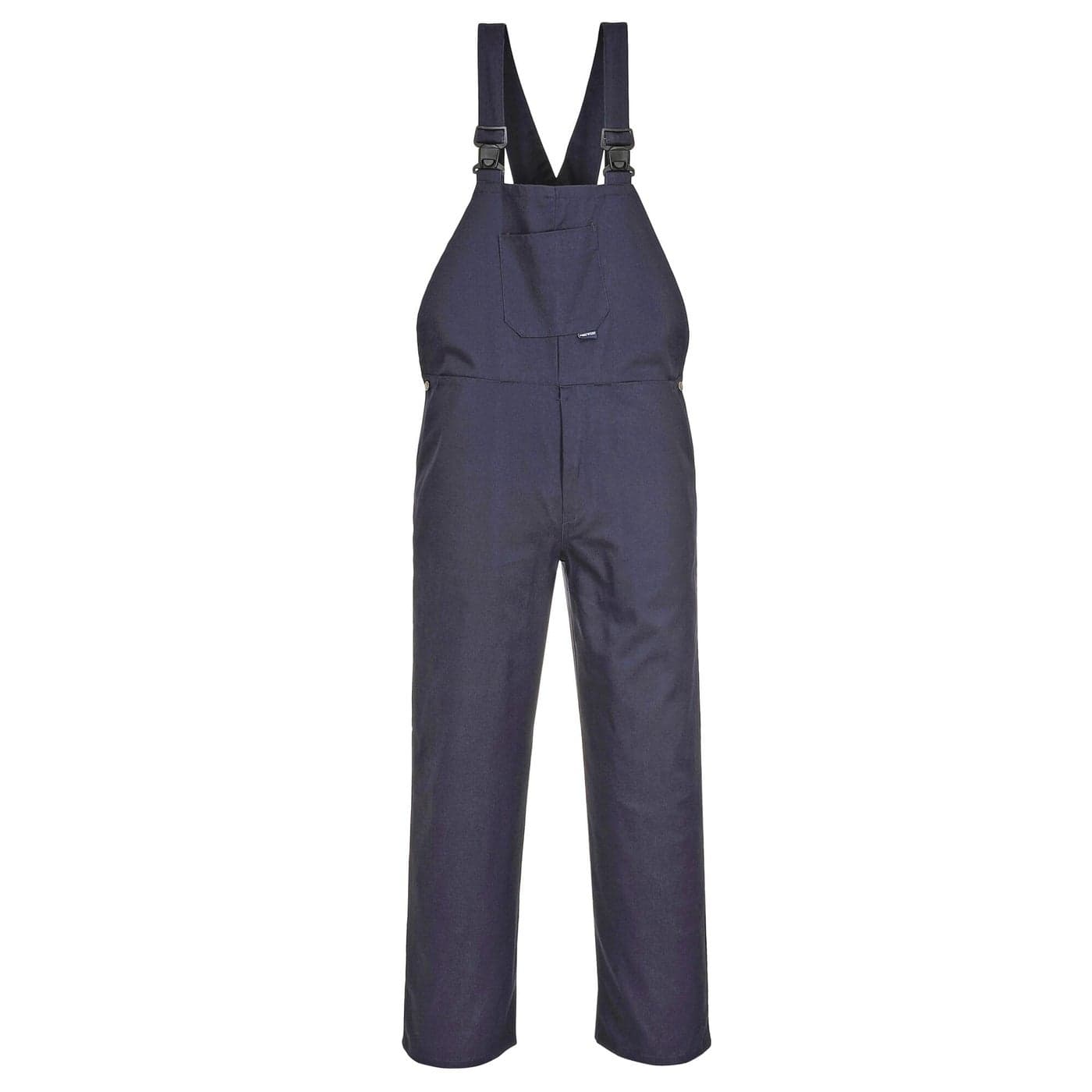 Portwest C881 Mens Bib Overalls 100 Cotton Bib and Brace Work Overalls with Adjustable Straps and Pockets Navy XLarge