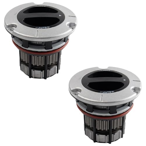 TRQ 2 Piece Front Locking Hub Set 4WD Compatible with 20062010 Ford F250F350F450 Super Duty F550 Super Duty