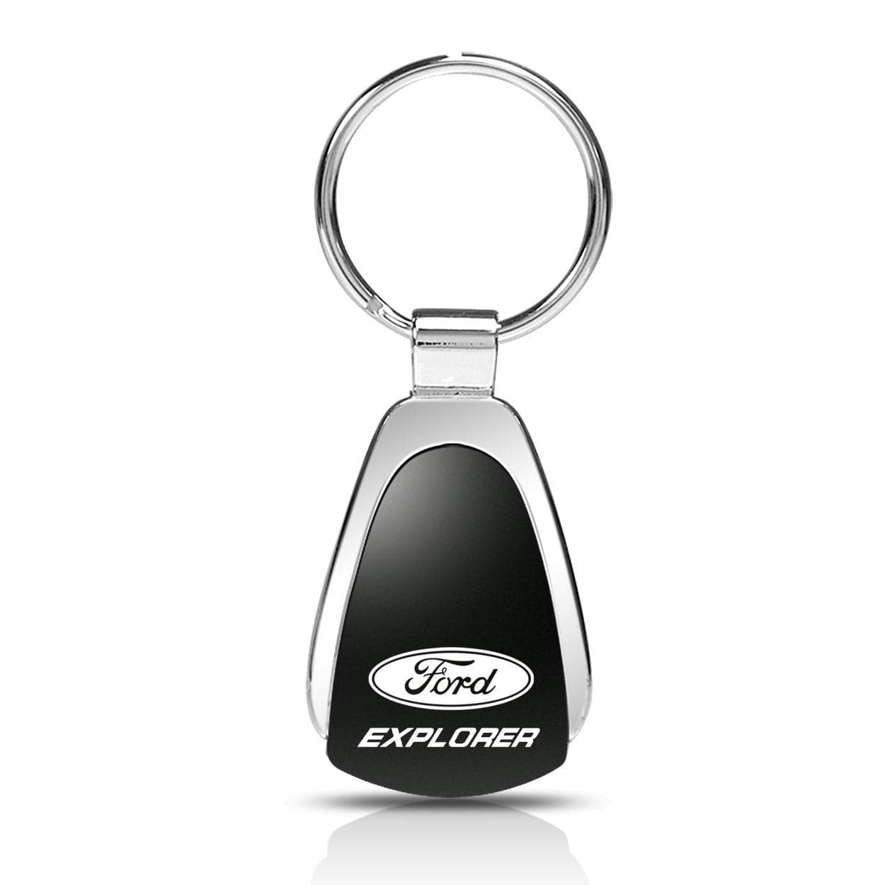 AUTOMOTIVE GOLD Tear Drop Key Chain for Ford Explorer Black