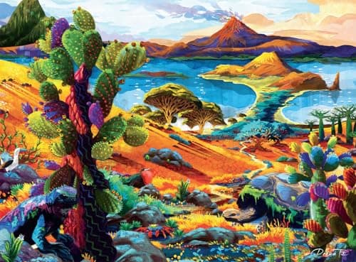 Buffalo Games Redina Tili Galapagos 1000 Piece Jigsaw Puzzle for Adults Challenging Puzzle Perfect for Game Nights Finished Size is 2675 x 1975