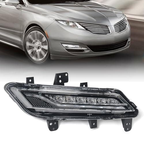 Huray LED Fog Light for Lincoln MKZ 2013 2014 2015 2016 OE Front Fog Lamp Replacement (Passenger Side (Right))