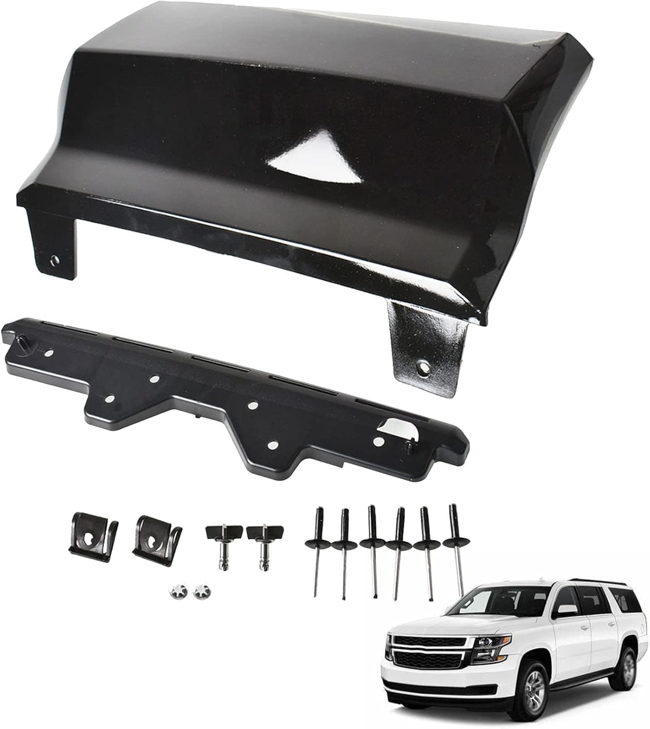 SEBLAFF Rear Trailer Hitch Cover Black Replacement for 2015-2018 Suburban Tahoe