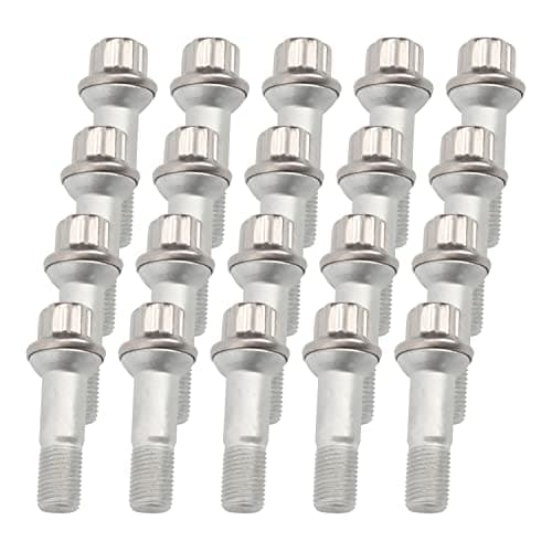 Set of 20, 0009905407 14mm x 1.5 Wheel Lug Bolt OE Factory Wheel Compatible with ML500 S550 CL63 ML350 GLK350 CL500 GL450