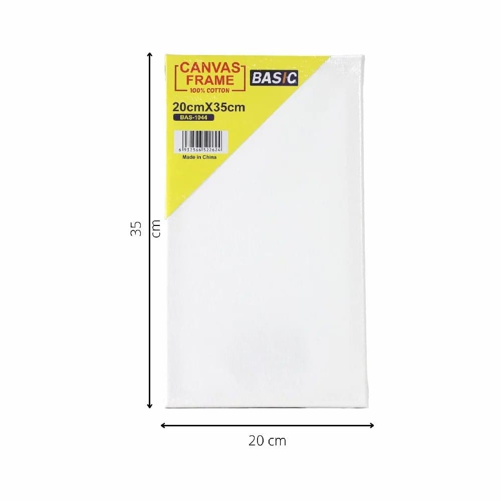 Basic Canvas Frame, 20x35 CM - White