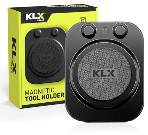 KLX Tools Magnetic Tool Holder Strong ClipOn Belt Magnet Holster for Screws Nails Drill Bits Hammer Sockets Pliers Screw Drivers Trowel Wrench or Any Magnetic Tools