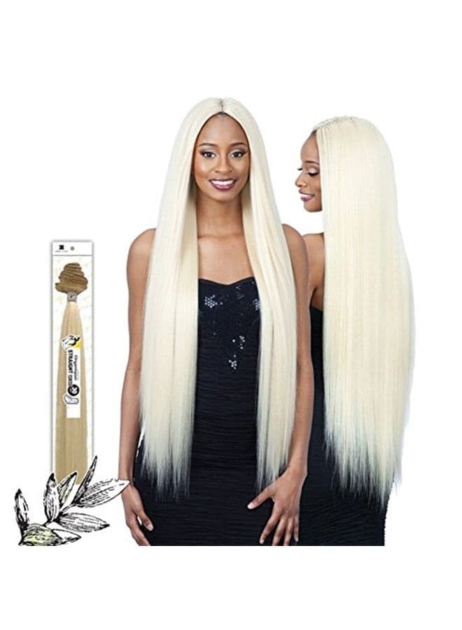 STRAIGHT 30" (SILVER) - Shake-N-Go Organique Mastermix Synthetic Bundle Weave