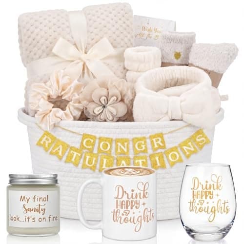 Zopeal Mother's Day Gift Basket Set for Women Best Mom Graduation Teacher Appreciation Birthday Gifts Relaxing Spa Thinking of You Gift for Her Mom Grandma Nurse Friend Sister(Beige)
