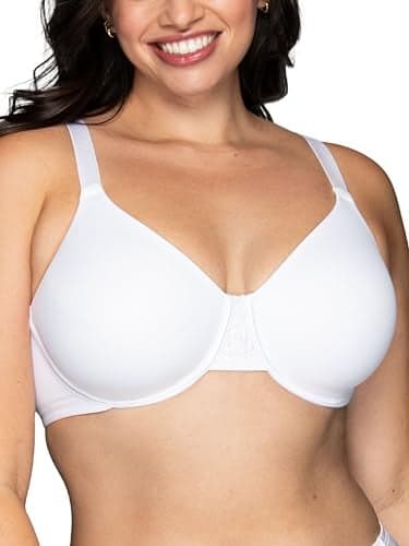 Vanity Fair Women's Beauty Back Smoothing Minimizer Bra (36C-42H), Star White, 34G