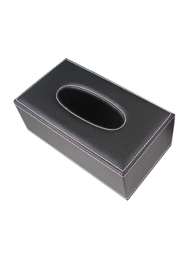 Tissue Box Holder Black 25x14x9centimeter