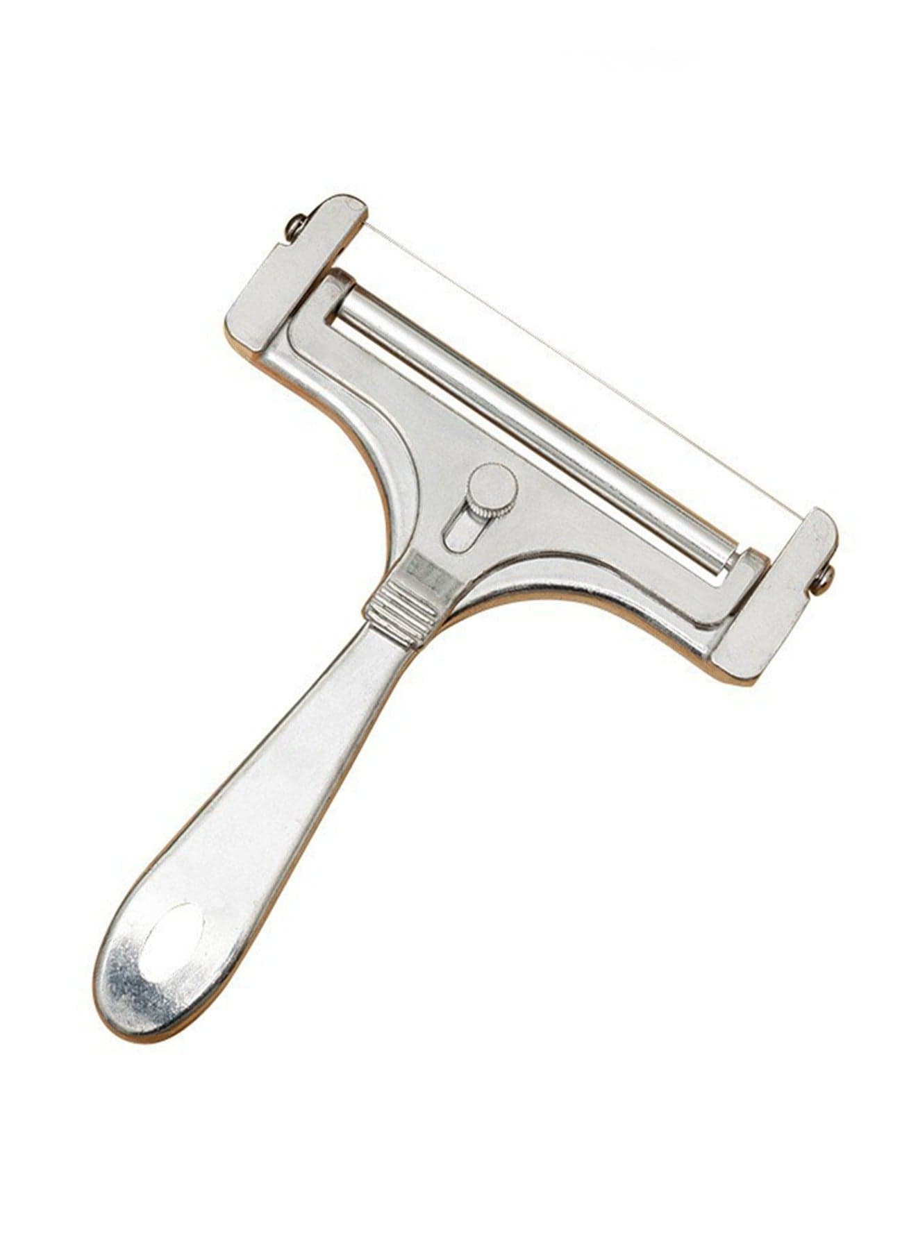 Adjustable Thickness er Cheese Planer Cheese Slicer Cheese Kitchen Gadget (Silver)