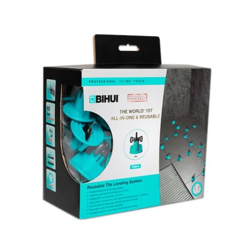 Reusable Tile Levelling System - T-Spin by Bihui (box of 50)