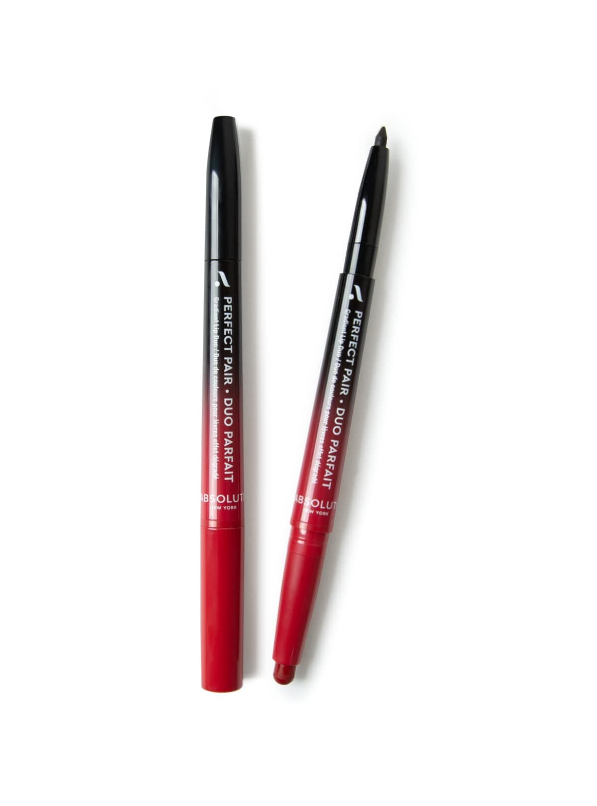 Absolute New York ALD09 Perfect Pair Lip Duo Fuller and Poutier Lips Deeper Shade For Lip Contouring Satin Lipstick and Lip Liner