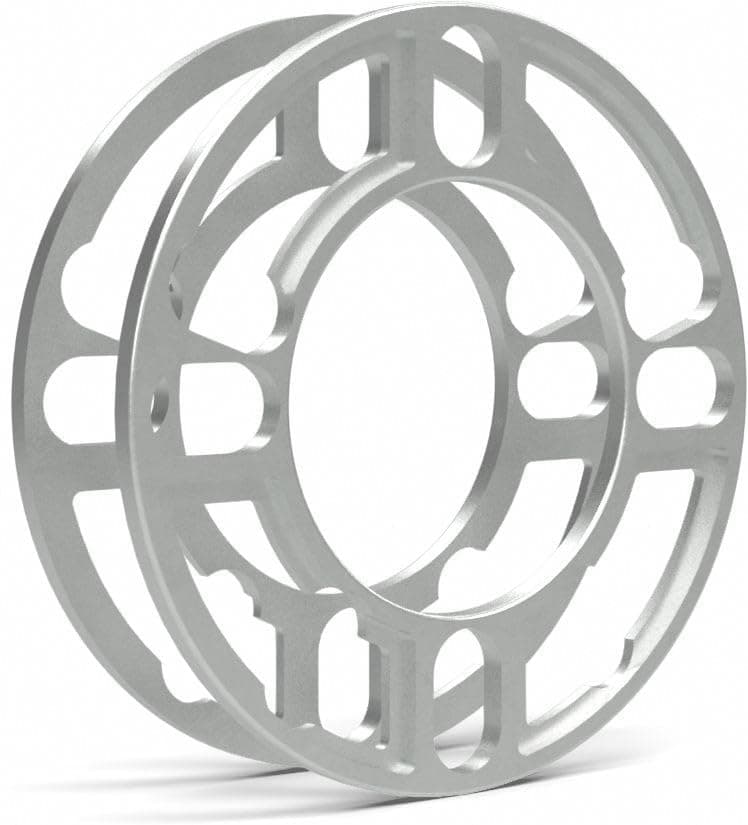 Wheel Accessories Parts 2 Pcs Die Cast Wheel Spacers 5mm 316 Thick Fits Bolt Patterns 5x108mm 5x425 5x110mm 5x112mm 5x11430mm 5x45 5x115mm 5x120mm 5x475 Fits 4 and 5 Lug Pass Cars
