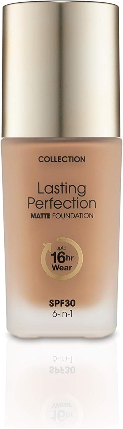 Collection Cosmetics Lasting Perfection Matte Foundation Full Coverage 27ml Honey