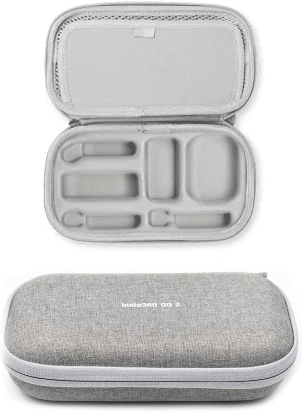 Go 2 Travel Carry Case with Moulded Inserts for All Accessories for Convenience and Protection - Grey Go 2