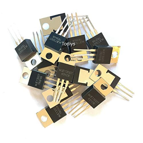 Todiys New 15Pcs for E13007 E13007-1 E13007-2 MJE13007-2 J13007 J13007-2 FJP13007H2 to−220 Switchmode NPN Power Transistor MJE13007