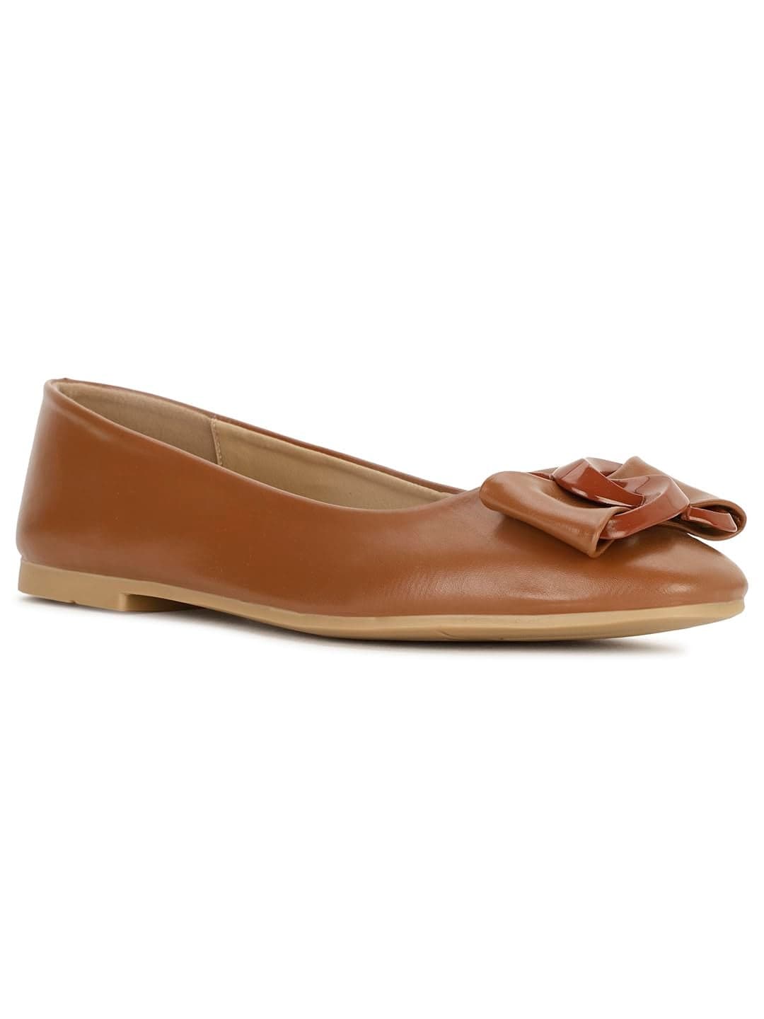 Bata Zola Ballerina E 24 Women's Brown Ballerina - 8 UK (5514099)