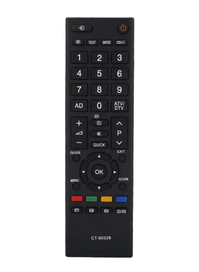 TV Remote Control for Toshiba Black