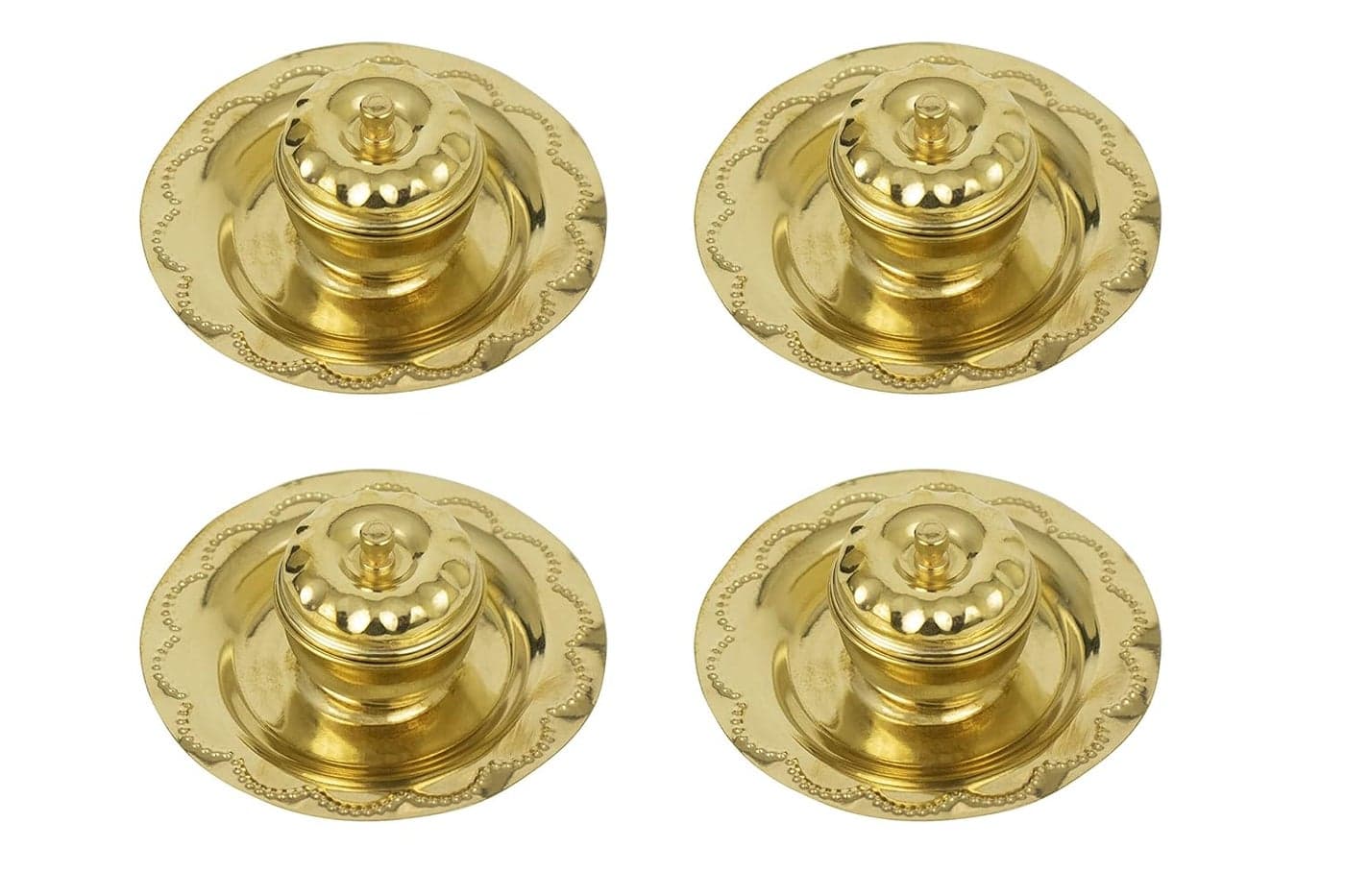 Spillbox Brass Box Pooja Puja Roli Chawal Chandan Haldi Kumkum Puja Box Sindoor Turmeric Dabbi Dibbi Dhani Dani Lid Holder Articles Decor Gifts Apple Kumkum Plate 4